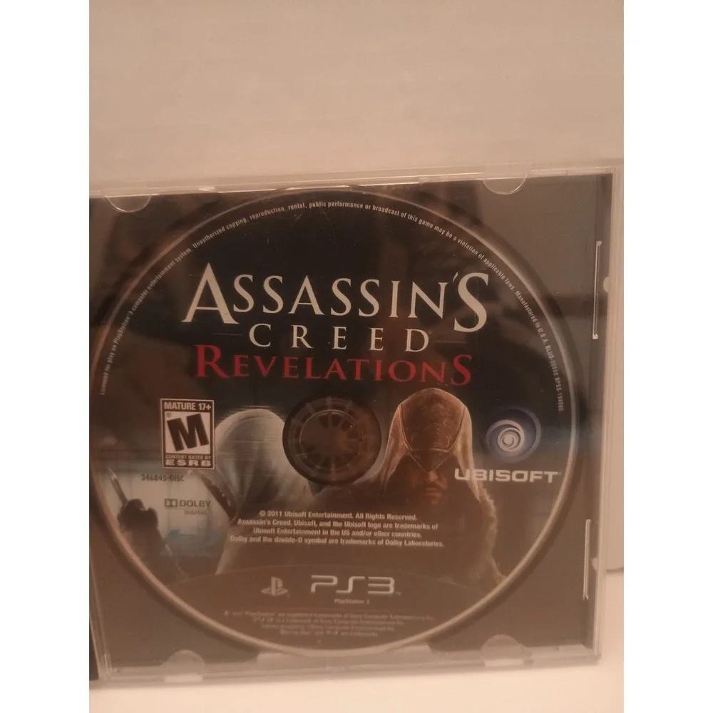 Assassin's Creed: Revelations PlayStation 3 Tested Working 2011 No Manual Clean